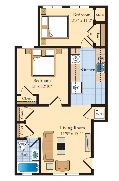 Floorplan - The Fields of Bethesda