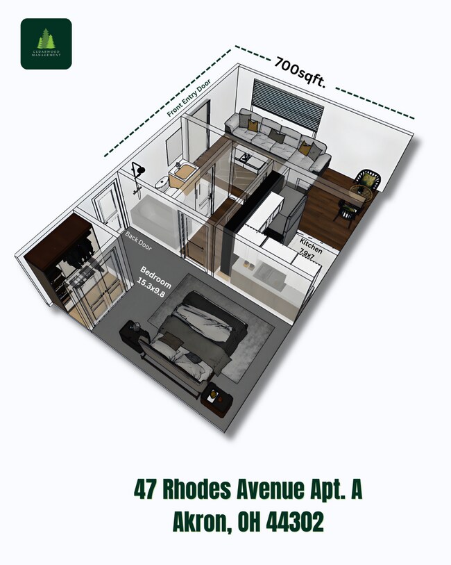 Building Photo - Simple and comfortable 1 Bedroom 1 Bathroom at Rhodes Avenue!