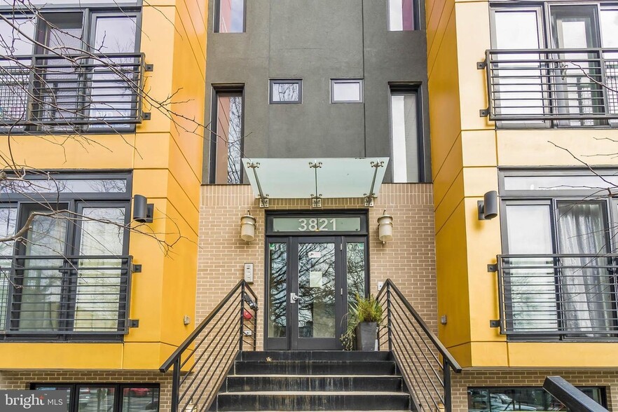 Front of the 9 unit building, conveniently off 14th st. Transportation: Bike share, Bus, Metro - 3821 14th St NW