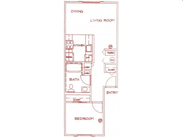 1BR/1BA - Roselane Apartments