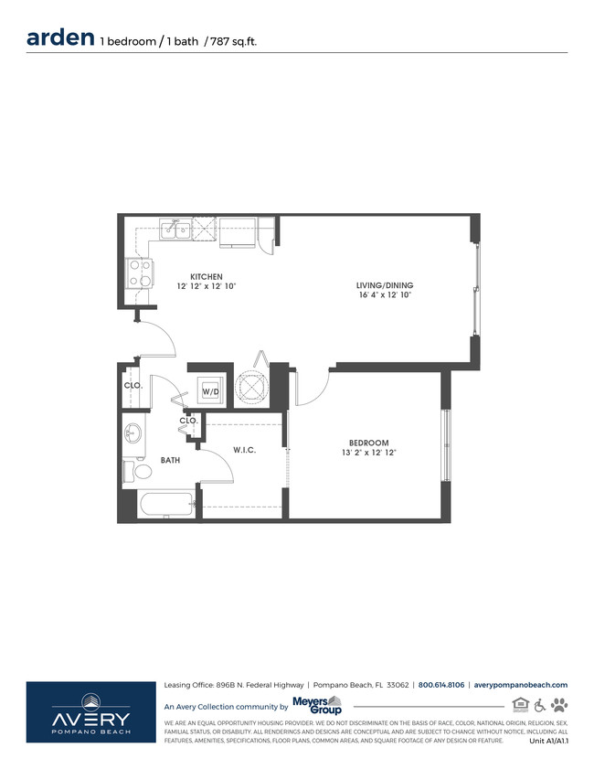 Floorplan - Saba Pompano Beach