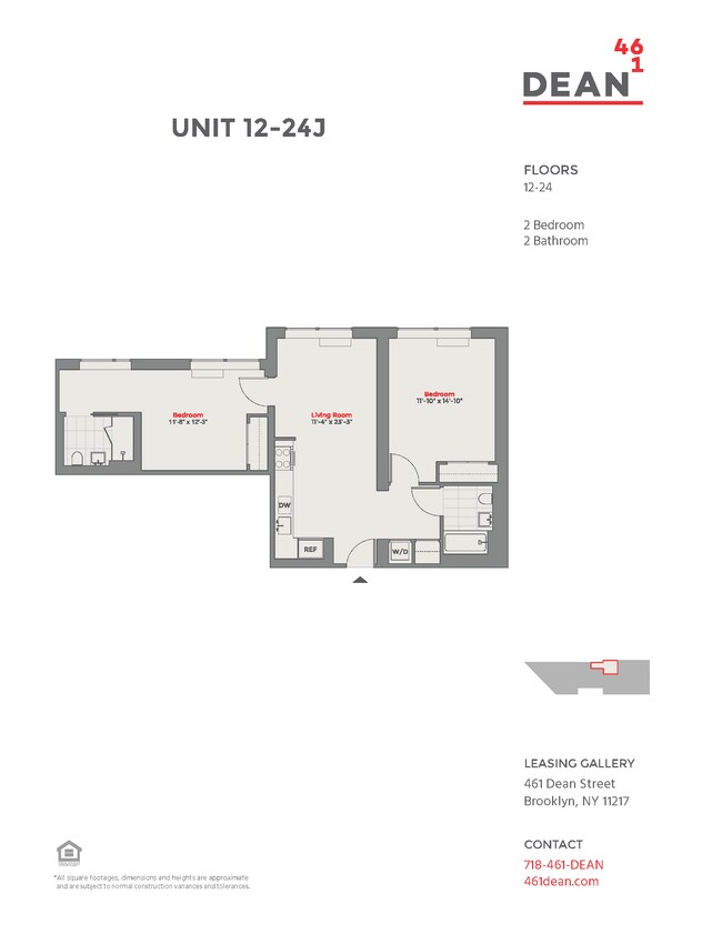Floorplan - 461 Dean
