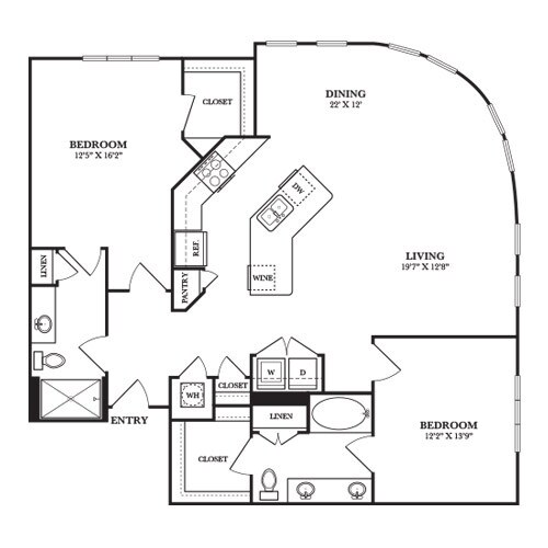 Floorplan - Rocklyn at Samuels Ave