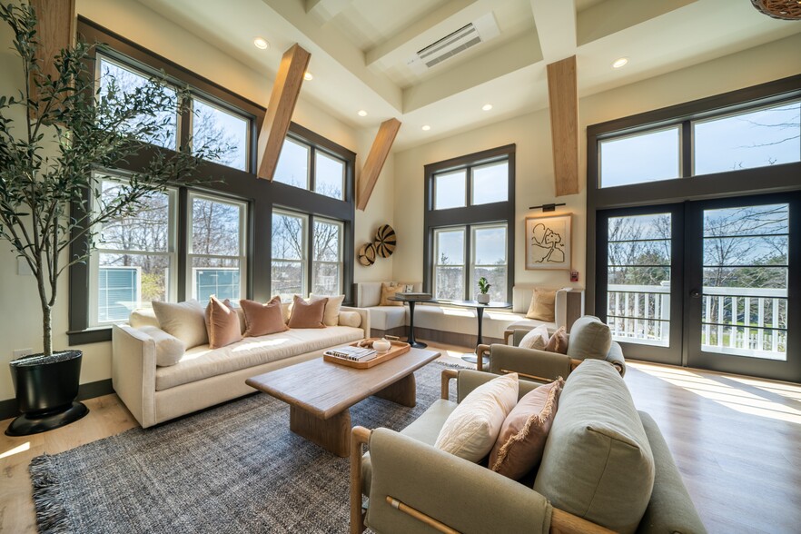 Private Clubhouse with expansive windows and a scenic view - The Estates