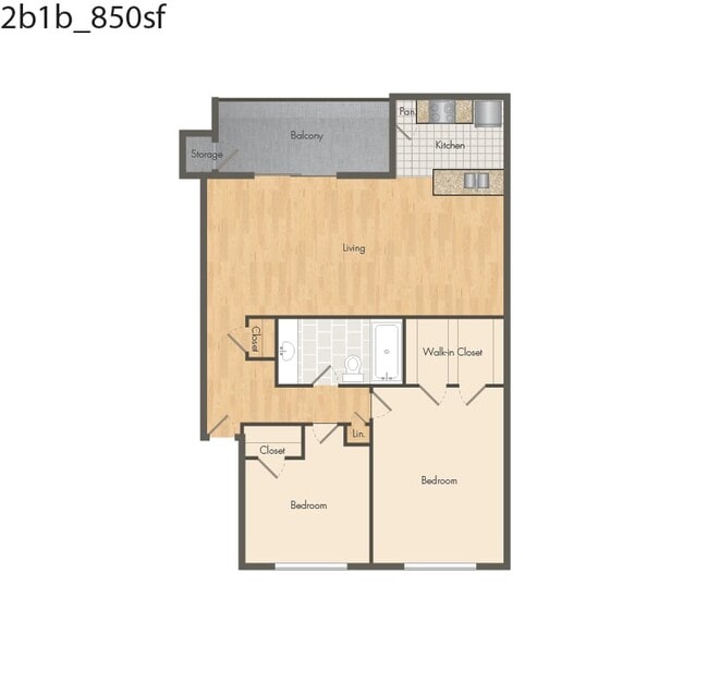 Floorplan - Timbercreek Apartments