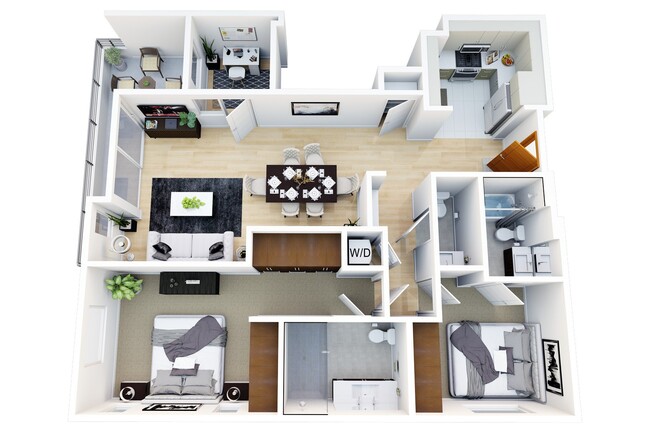 Floorplan - The Carlton At Hollywood