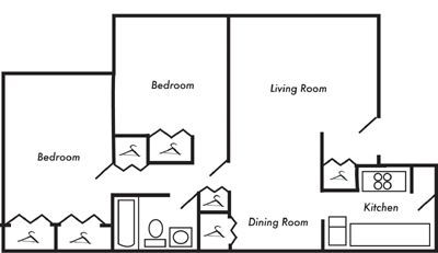 2BR/1BA - Autumn Trace Apartments