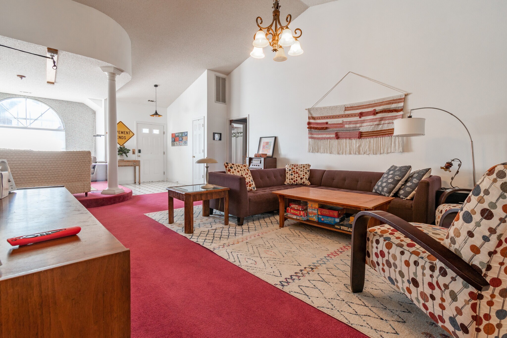 High-vaulted open living space - 2780 E Hardy Ln