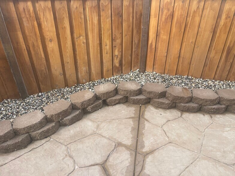 Finished Side yard - 677 Barrett Lake Rd