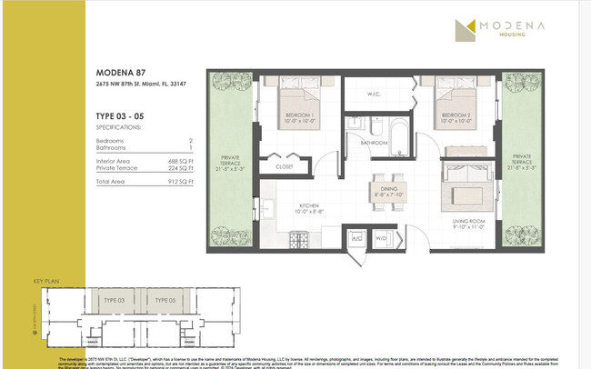 Floorplan - Modena 87