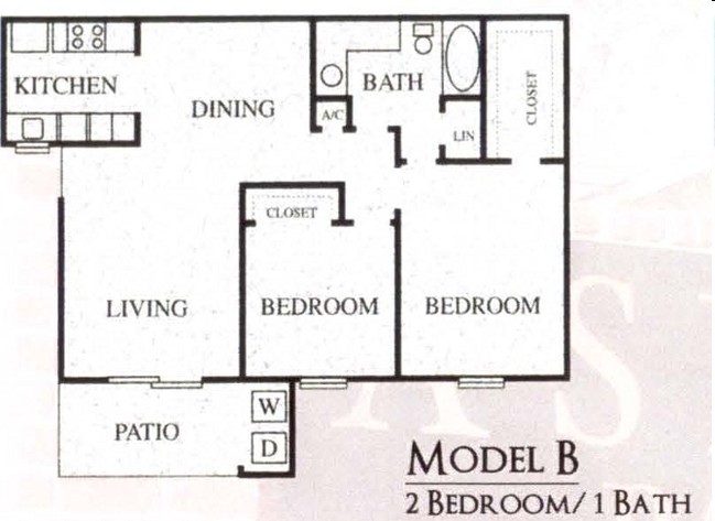 2BR/2BA - Aspen Park