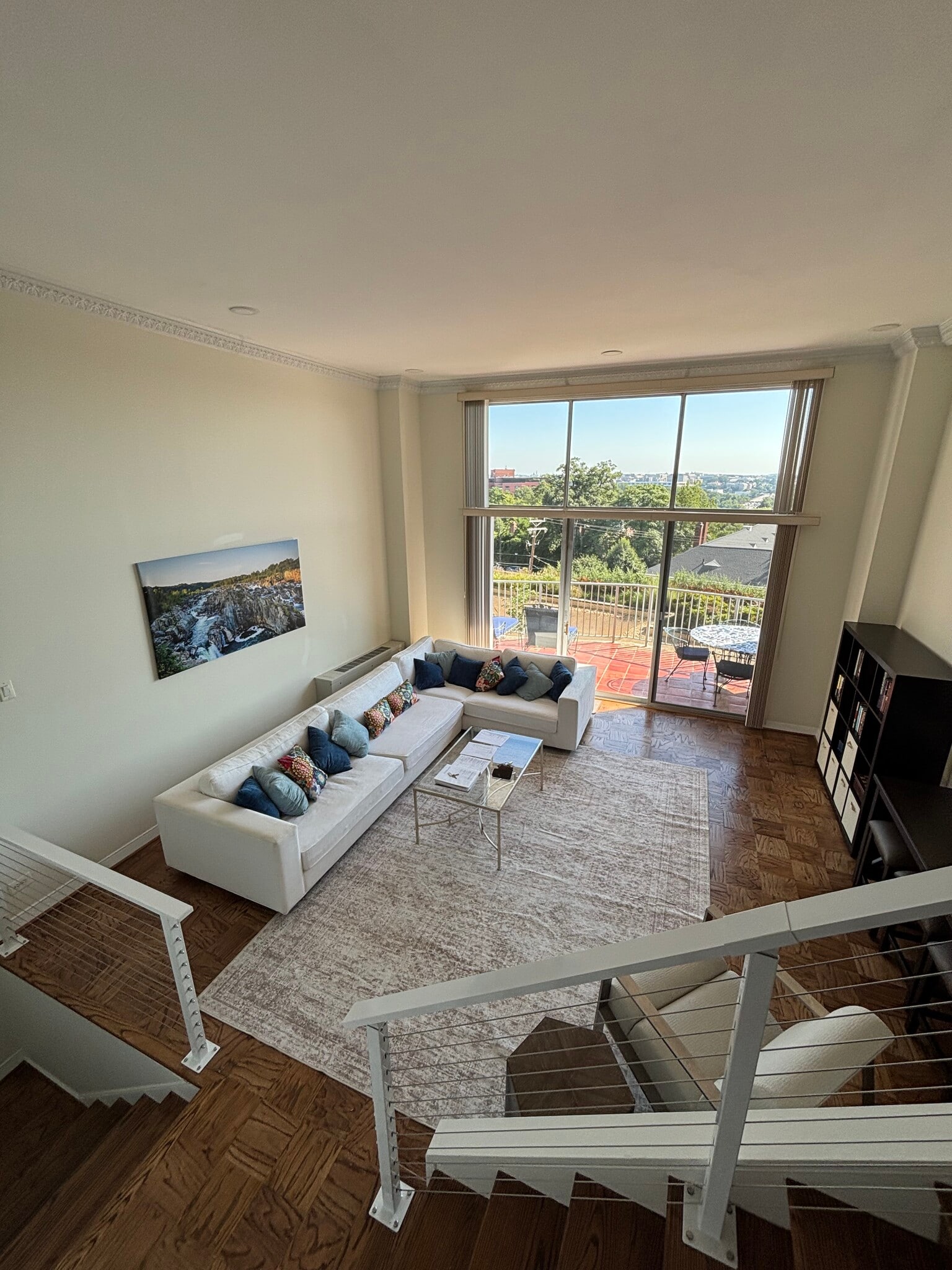 View of Living Room from 2nd Floor - 1200 N Nash St
