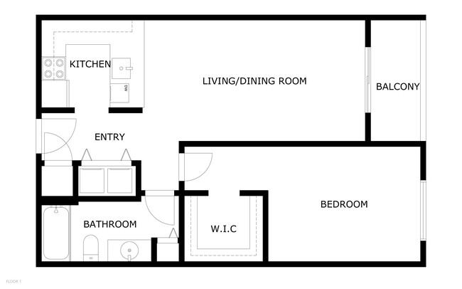 Floorplan - Ventura Park Plaza Apartments