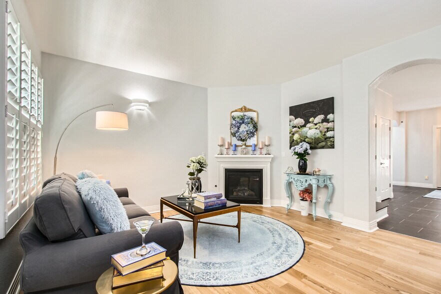 Formal Living Room w/Fireplace - 7349 Lowell Blvd