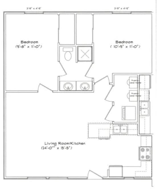 Floorplan - University Village Student Housing