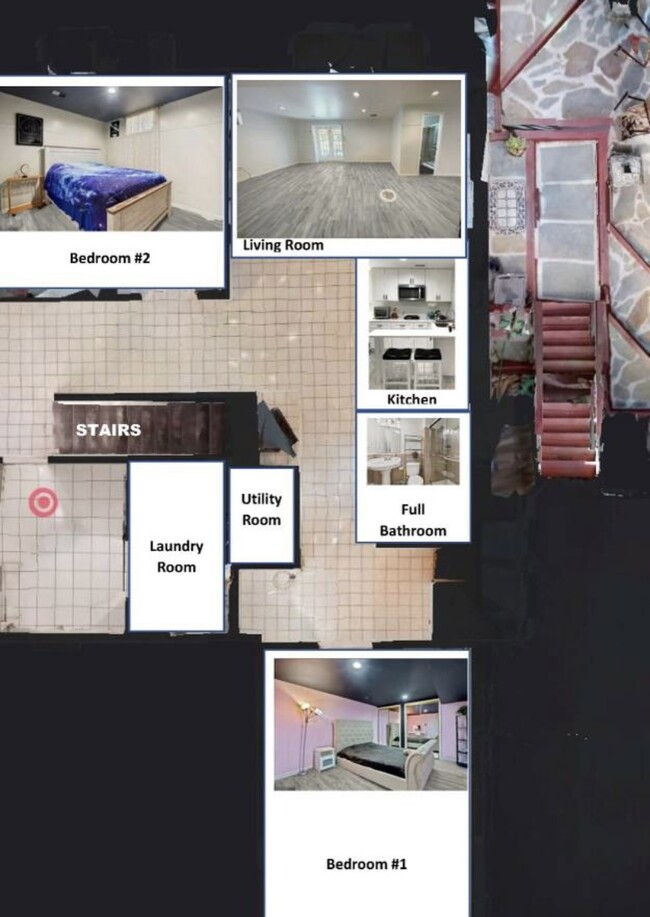 Layout of basement - 14717 Calvary Pl