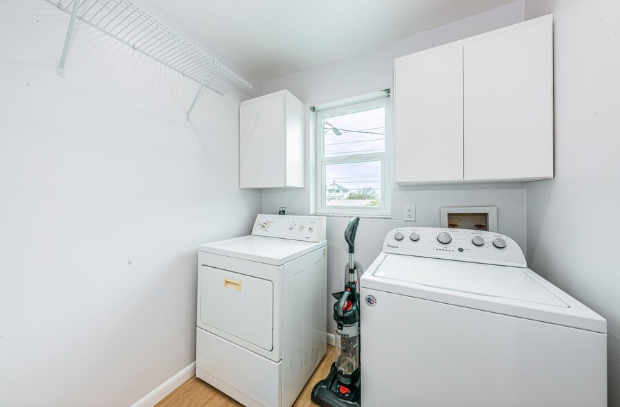 Main Floor Private Laundry Room - 8432 W Gulf Blvd
