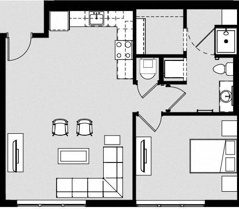 Floorplan - Harbor Side at Conwood Flats