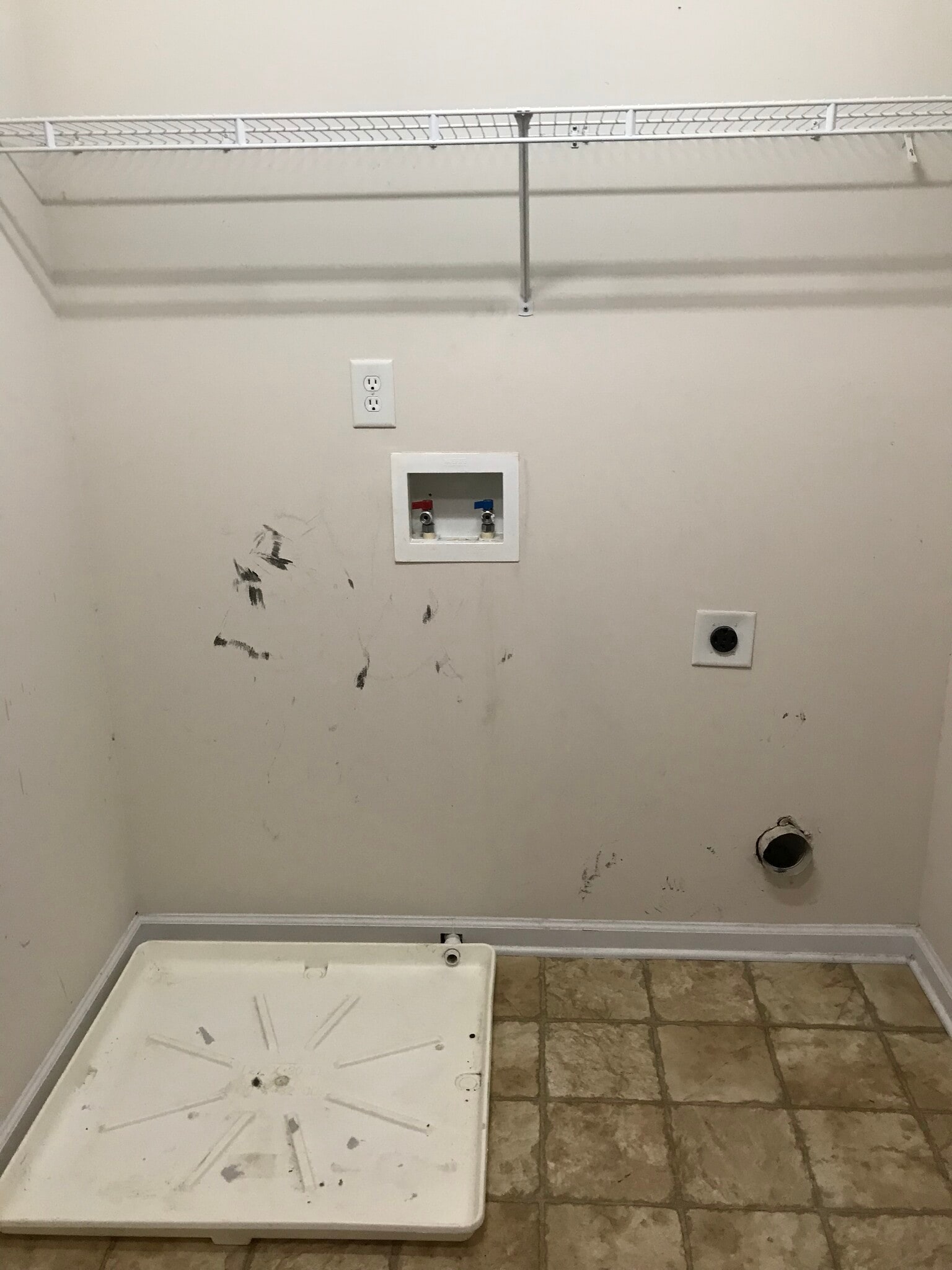 Washer/dryer hookups on second floor. - 111 Princeton Ave