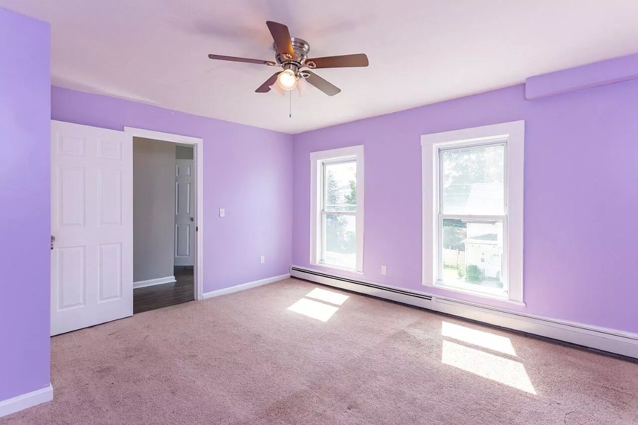 Purple room can be painted for free if desired before move-in. - 554 Lake Ave