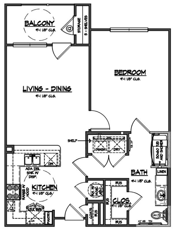 Floorplan - Independence Heights Apartments