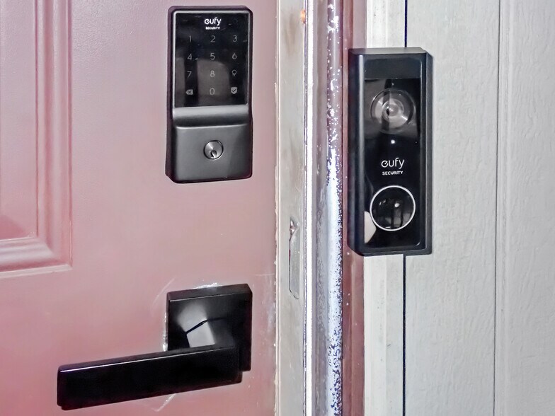 Smart lock entry, enhanced security. - 3601 Saint Johns Ct