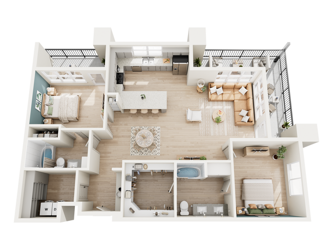 2D floor plan The Janis - The Janis
