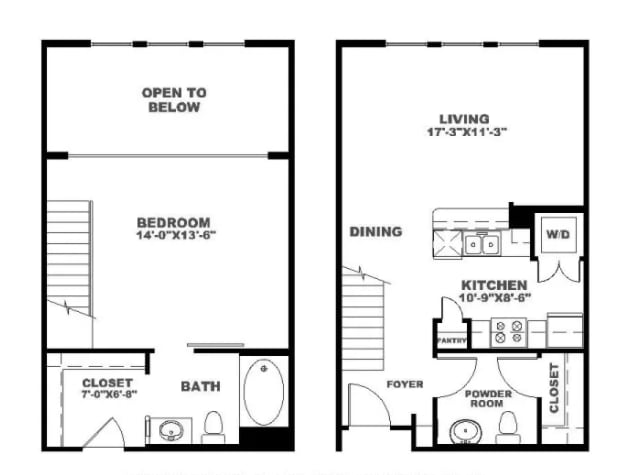Floorplan - Terraces at Paseo Colorado