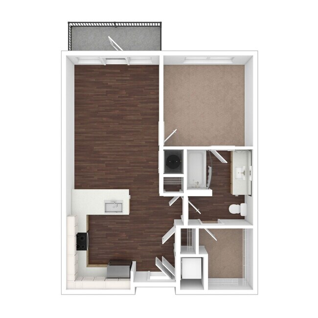 Floorplan - Evren Apartments of Lees Summit