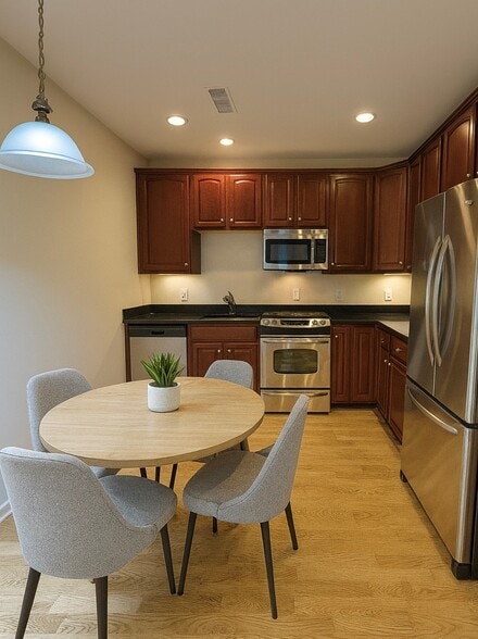 Kitchen (Virtually Staged) - 132 Clocktower Dr
