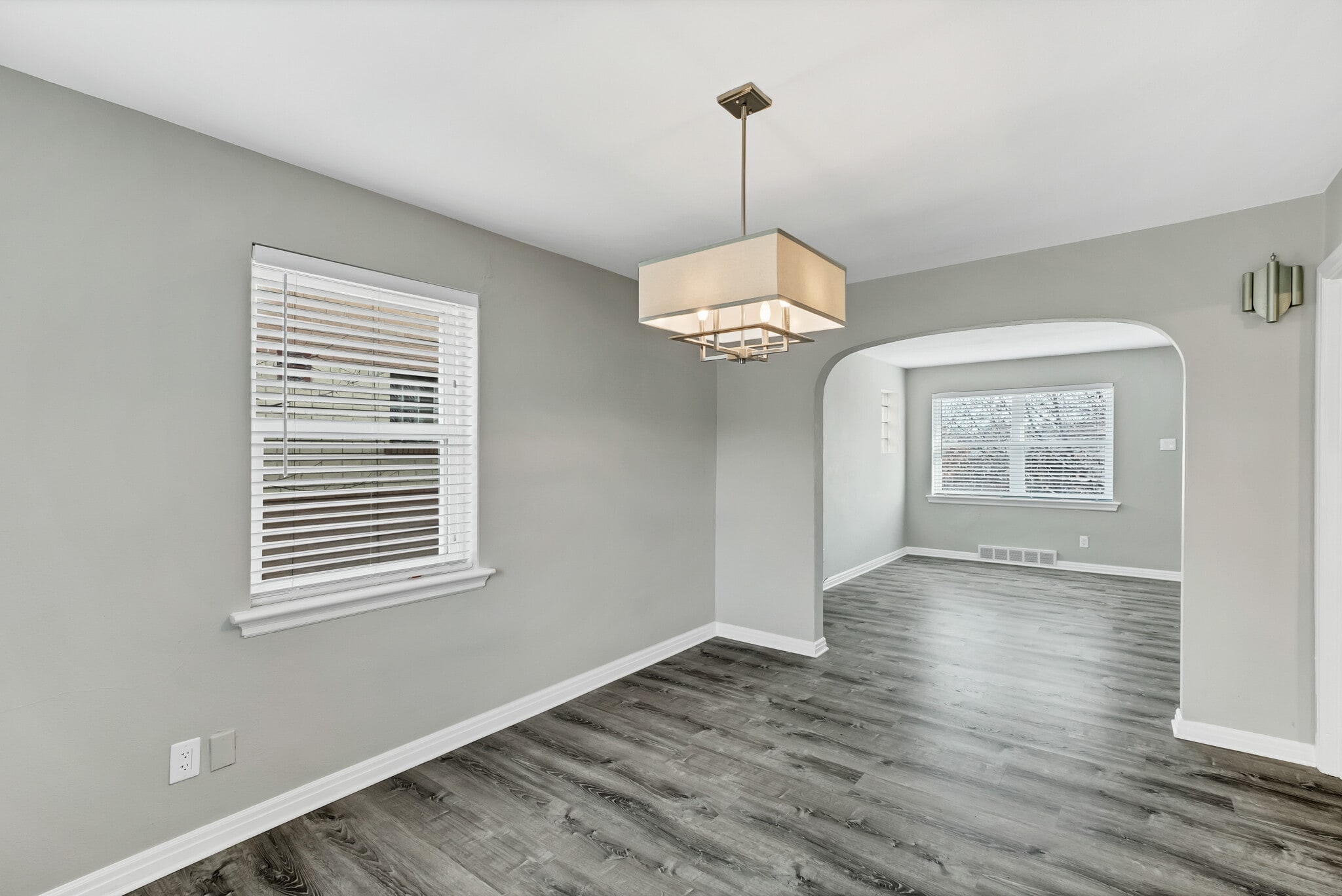 View from Dining Room into Living - 3443 Lawn Ave