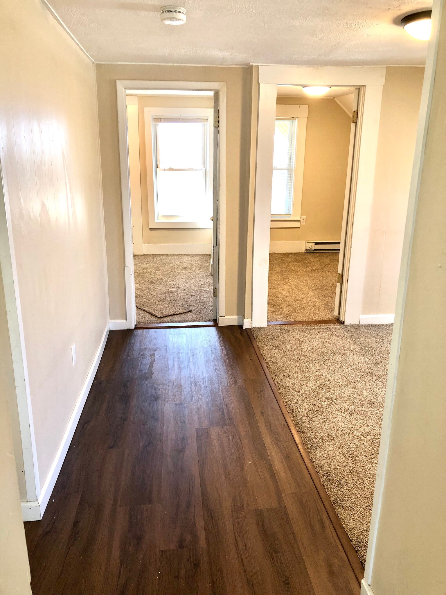 Hallway to both bedrooms - 72 Ash St