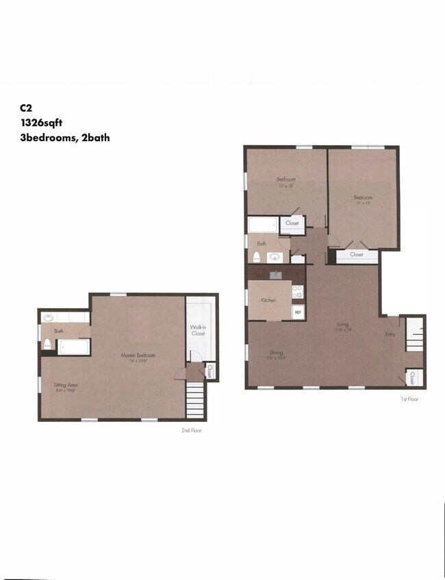 Floorplan - Carlton Park Apartments