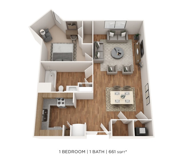Floorplan - The Marquis at the Woods Apartment Homes