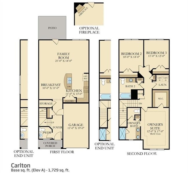 Building Photo - Almost New End Unit Townhome in desirable Chateau community