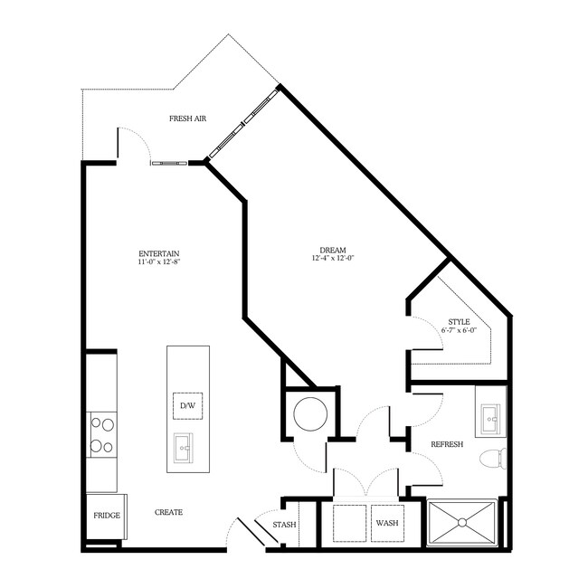 Floorplan - District on the Etowah Apartments