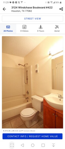 Clean newly renovated bathrooms. - 3124 Windchase Blvd