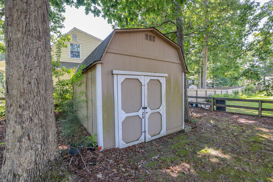 Back yard storage - 701 Marbleridge Rd