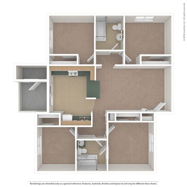 Floorplan - Cornerstone Apartments