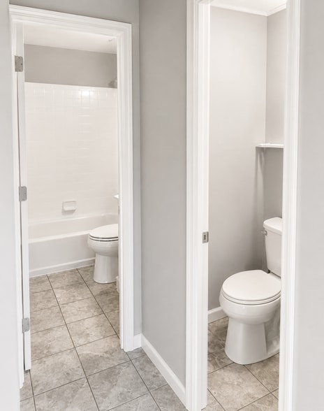 Full bath and half bath - 1201 Reedsdale Rd