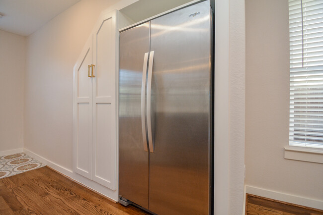 Pantry storage next to fridge - 2916 Arbor St