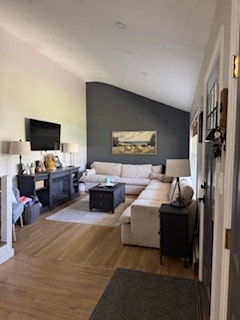 Living Room with Vaulted Ceiling - 14 Kalina Dr