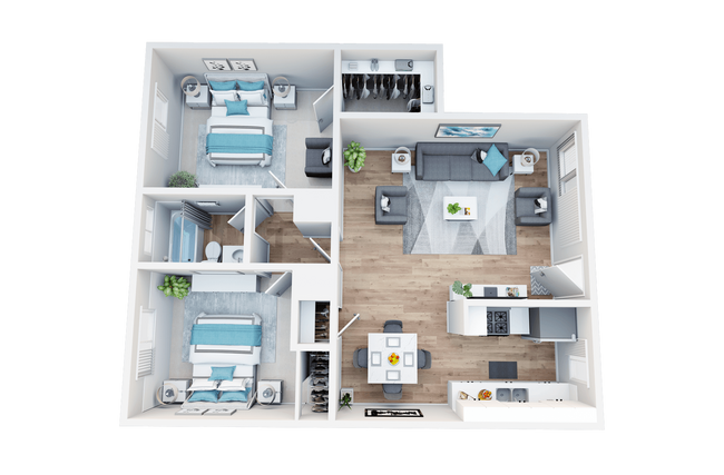 Floorplan - Venice Blvd Apartments