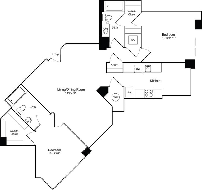 Floorplan - The Prime at Arlington Courthouse
