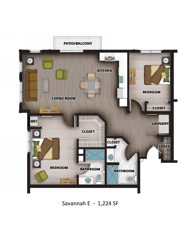 Floorplan - Oakmont Senior Community