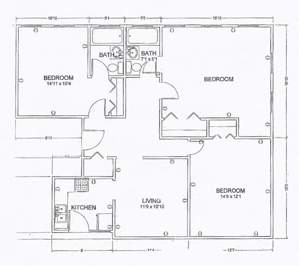 Floorplan - 2300-02 N. Sheffield Ave. / 1000-12 W. Bel...