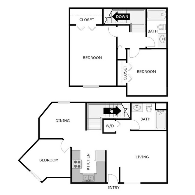 Floorplan - Jefferson Heights Townhomes