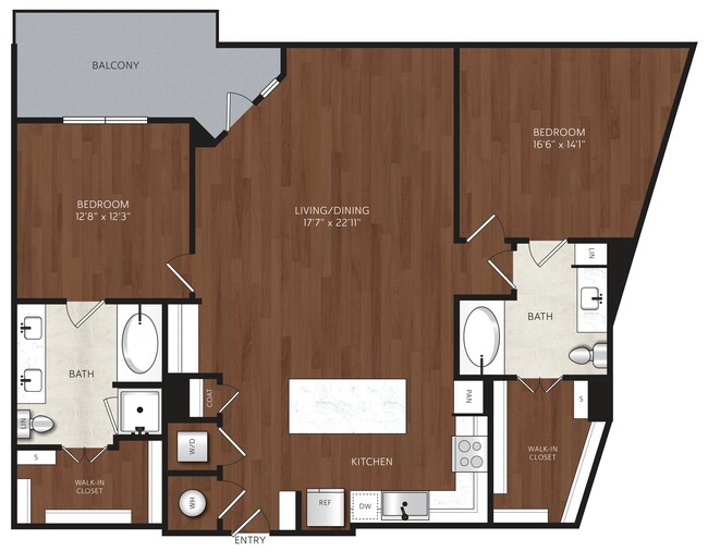Floorplan - The Park at Katy Trail