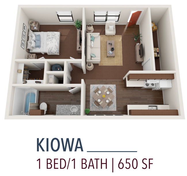 Floorplan - Cimarron Apartments