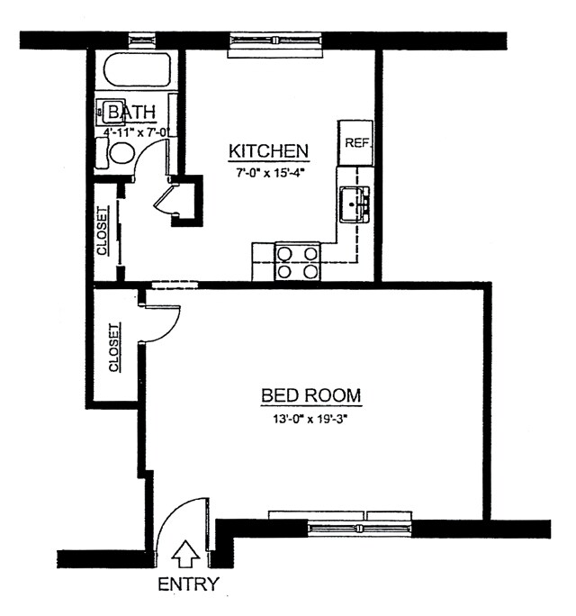 Studio - Merrick Terrace - No Availability